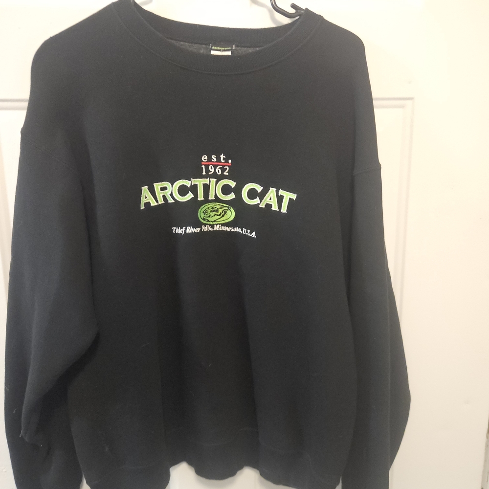 Vintage Arctic Cat Black Sweatshirt